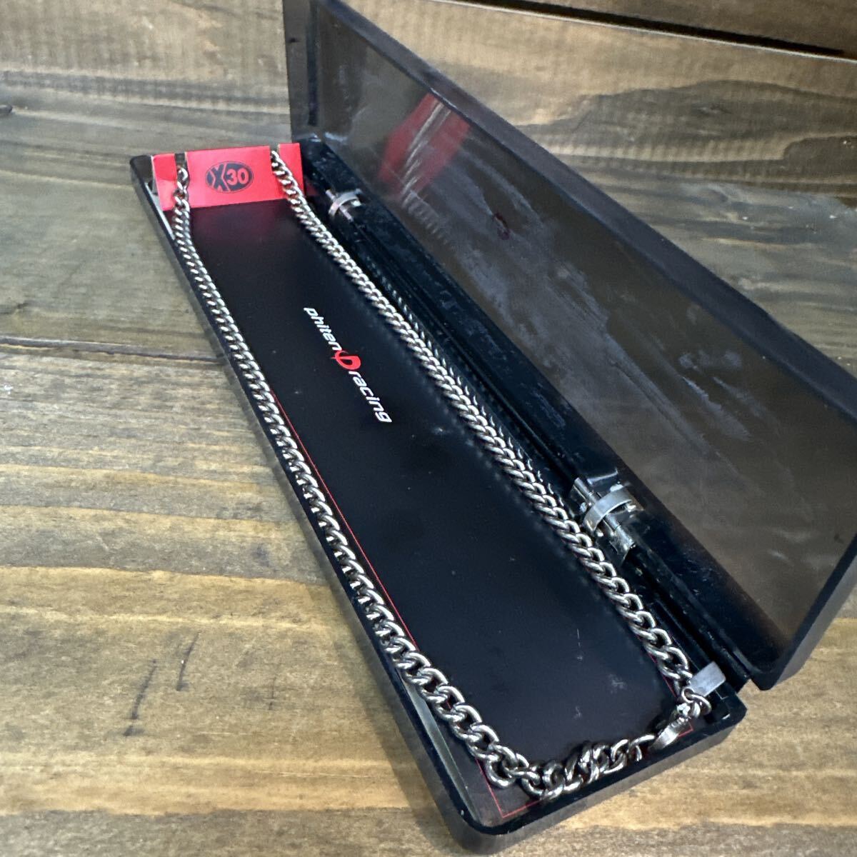 ◎ ファイテン 限定品 チタン チェーン ネックレス 喜平 約43cm 日本製 スポーツ 肩こり ファイテンブレスレット phiten