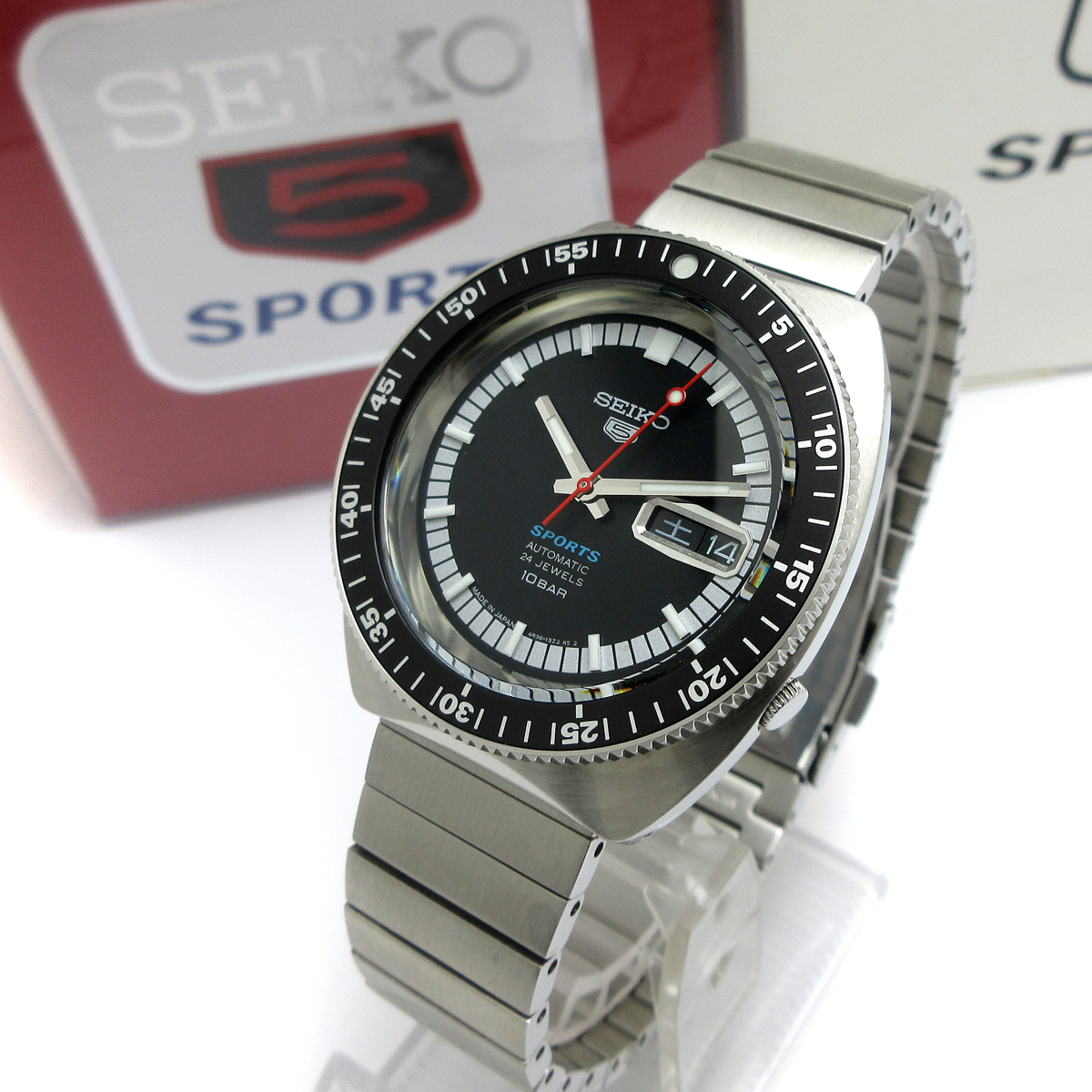 セイコー 時計 5 スポーツ オートマチック メンズ 55周年記念限定 4R36-13S0 SEIKO SBSA223 自動巻き 箱 保証書