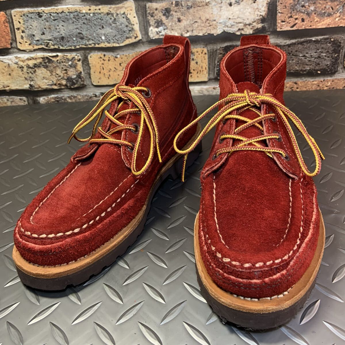 ☆Russell Moccasin　Chukka 　チャッカブーツ　US4D　JP22㎝ 　ラッセルモカシン　アメリカ製　(26A14-RUSS）