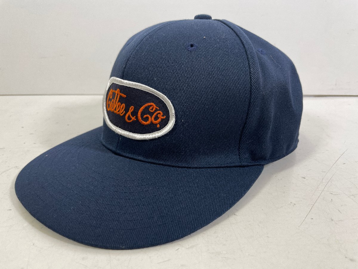 CALEE キャリー キャップ ネイビー サイズ F メンズ ユーズド