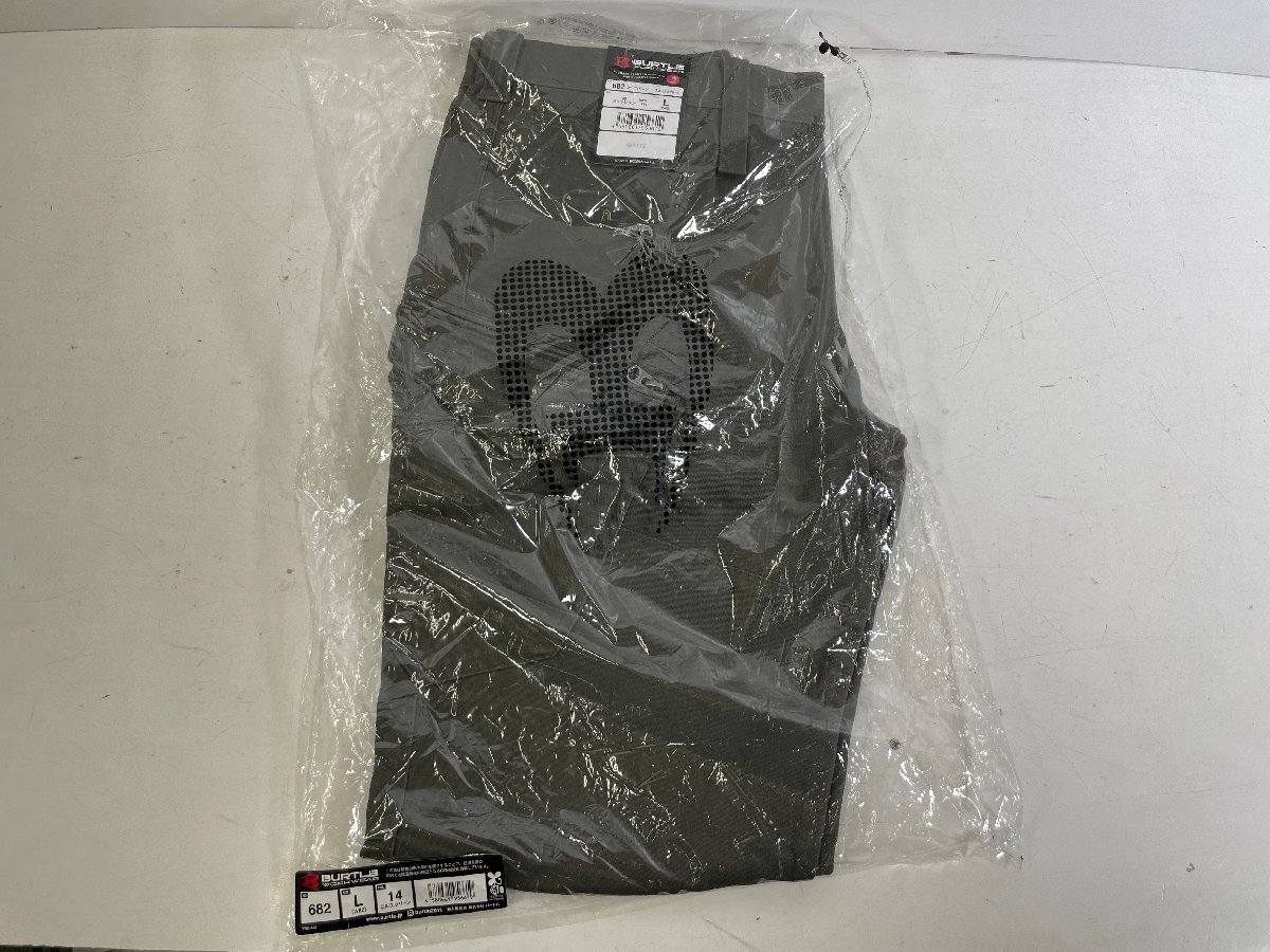 BURTLE バートル ワークウェア カーゴパンツ ミルスグリーン サイズ L W82 682 メンズ パンツ 未使用 2