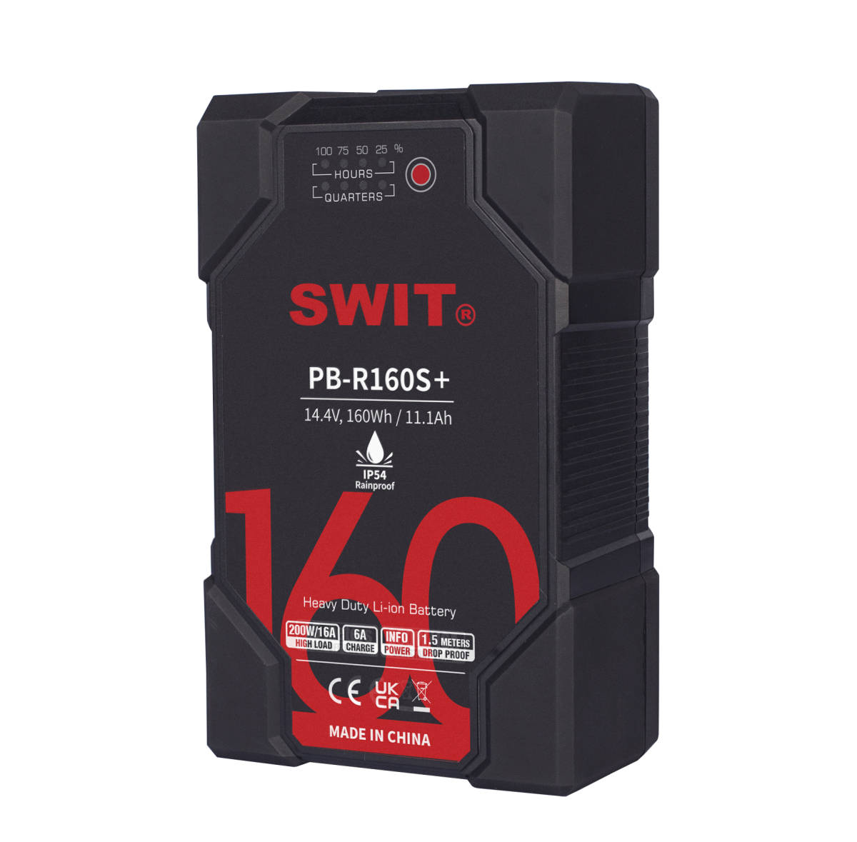 ★CP+2026応援セール★限定一本★PSE認証済み★PB-R160S+★IP54 防水、ヘビーデューティ★Vマウントバッテリー★160Wh★