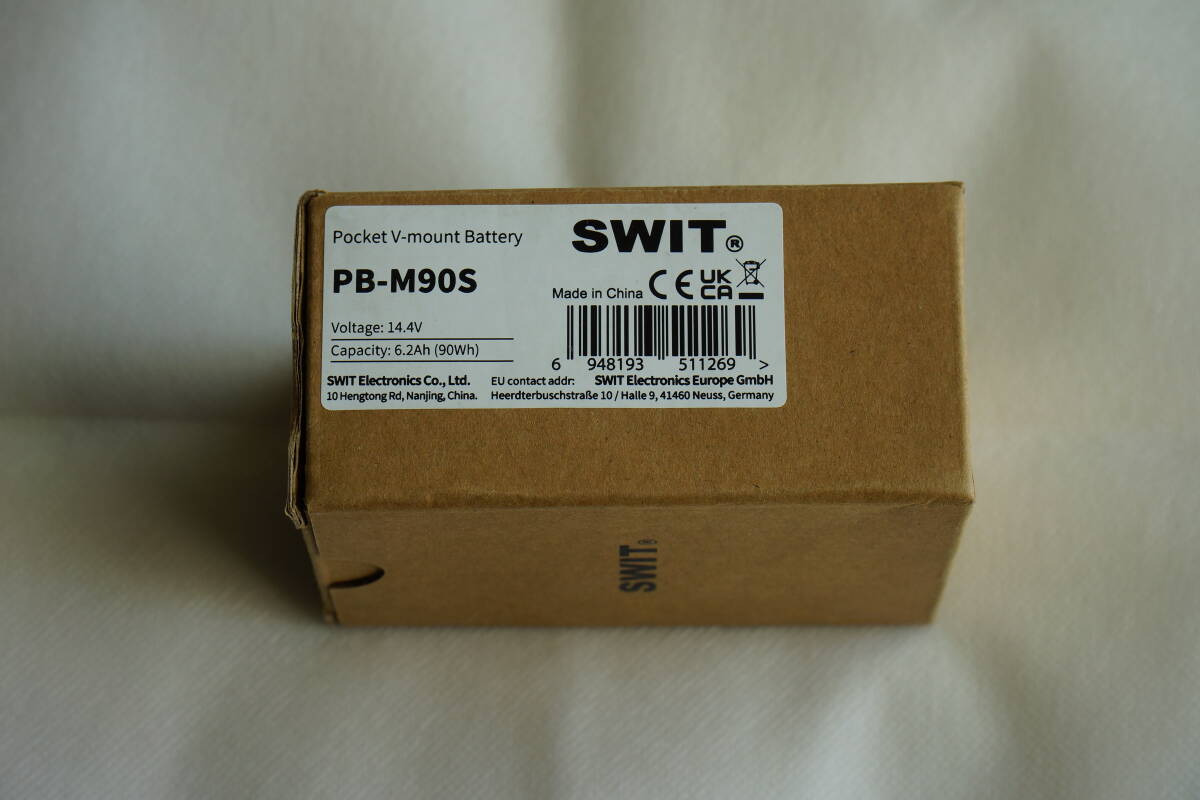 ★CP＋2026応援セール★SWIT★PB-M90S★手のひらサイズ小型Vマウントバッテリー★PSE認証取得済み★
