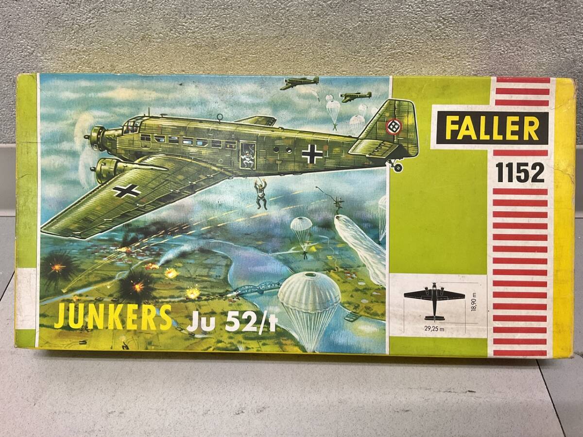 西ドイツ ファーラー Faller 1/100 ユンカース Ju52 / インパクト パイロ オーロラ フロッグ 1/48