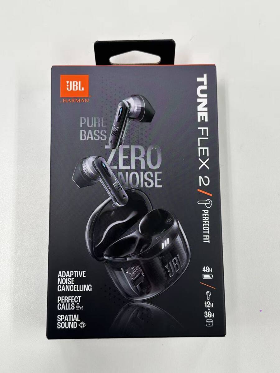 新品未開封 JBL TUNE FLEX 2 ブラック フルワイヤレスイヤホン