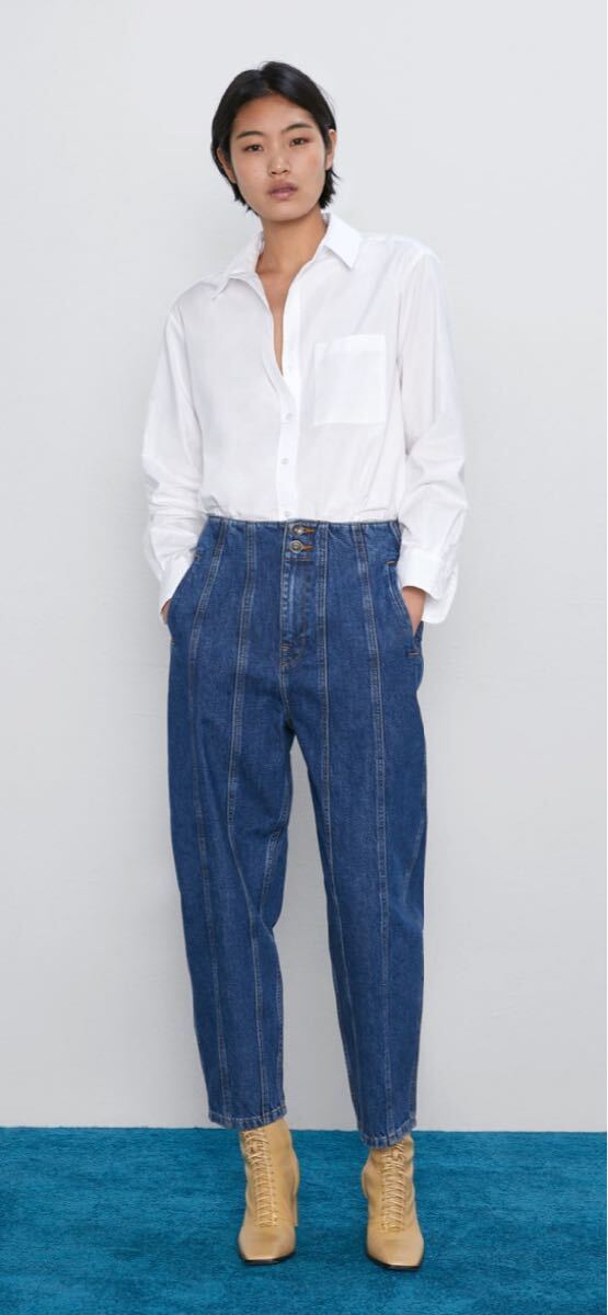 ZARA ザラ ボトムス デニム くせデニム 34サイズ 新品未使用 ジーンズ 値下げ