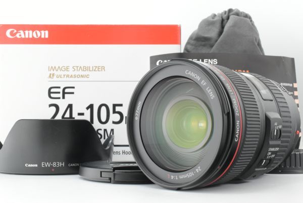 【美品】Canon EF 24-105mm f4 L IS USM Lens キャノン AFレンズ EF-TN-JP1928