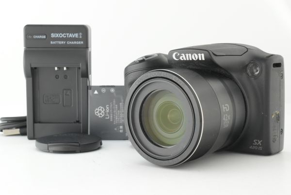 【美品】Canon Digital Camera PowerShot SX420 IS キャノン コンパクトデジタルカメラ EF-TN-JP1945