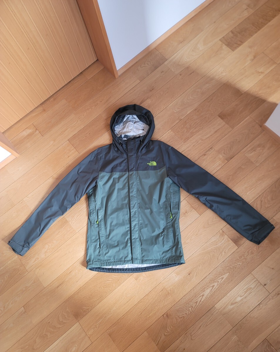ノースフェイス マウンテンパーカー グリーン Sサイズ 希少色 希少サイズ