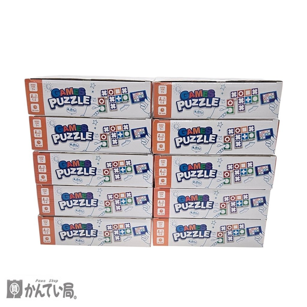 未開封 保管品 GAMES PUZZLE ゲームズパズル 10個セット おもちゃ パズルゲーム 現状販売品 プレゼントやパーティの景品に！
