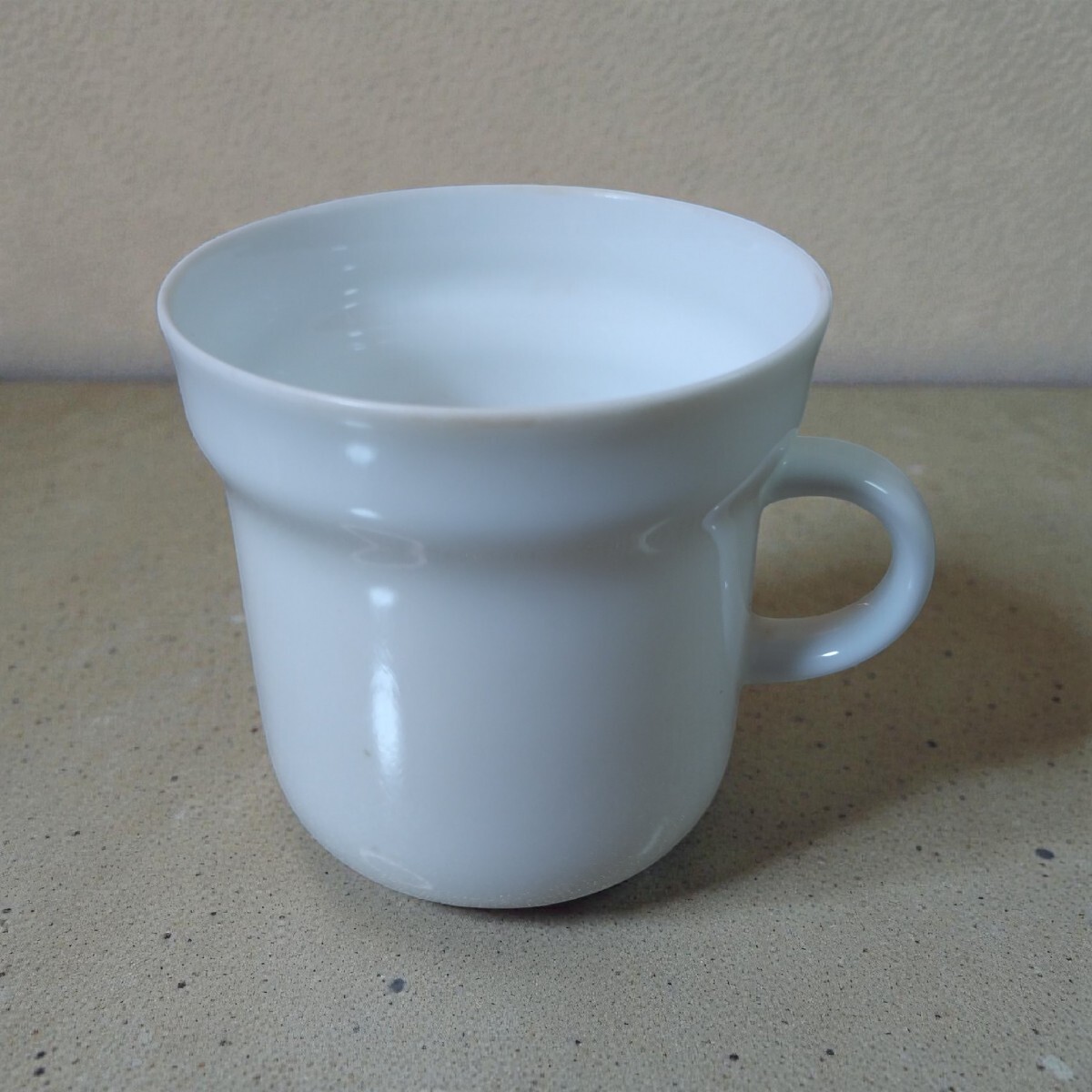 管W253 Richard Ginori リチャードジノリ コーヒーカップ マグカップ ホワイト 洋食器 陶器