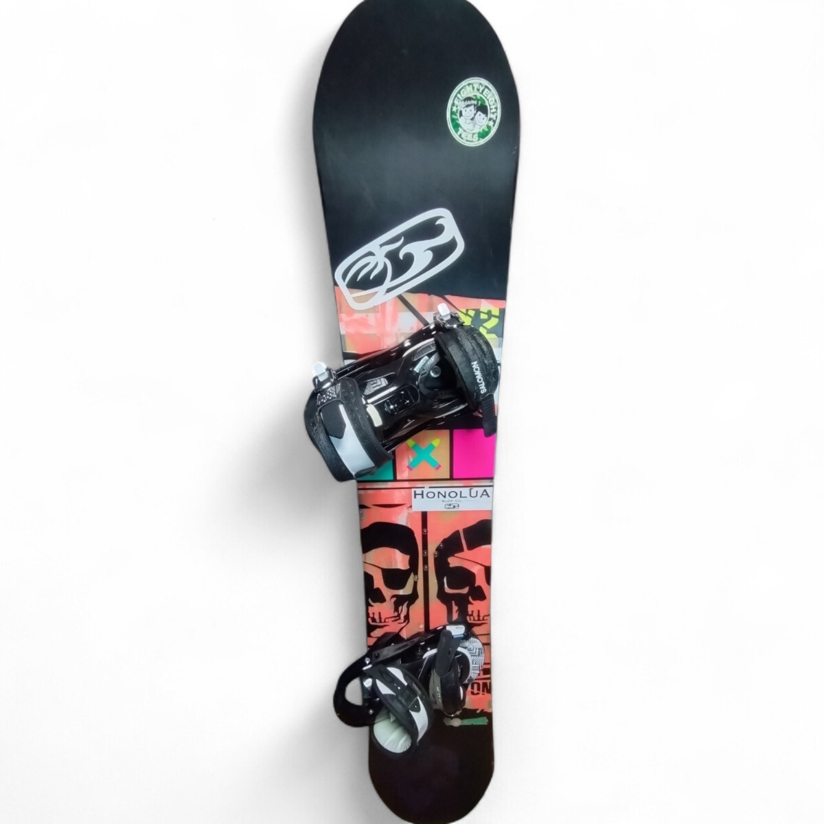 管W400 K2 約153cm メンズ スノーボード SALOMONバイン ケース付 3点セット