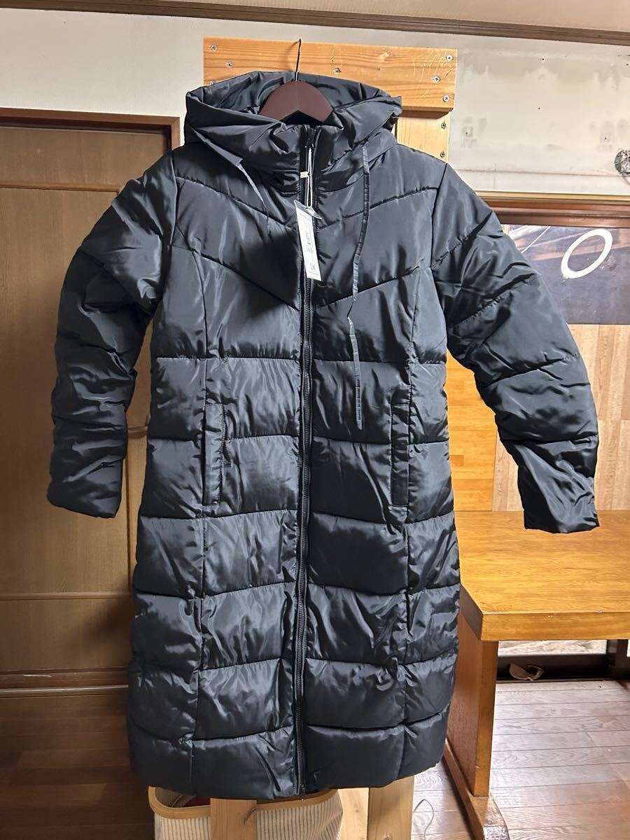 管M112 ロングコート 黒 2LX LCY Caiuilin ブラック