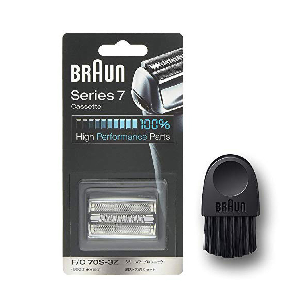 正規品 ブラウン 替刃 旧シリーズ7 シェーバー F/C70S-3Z-b シルバー ブラシ付き