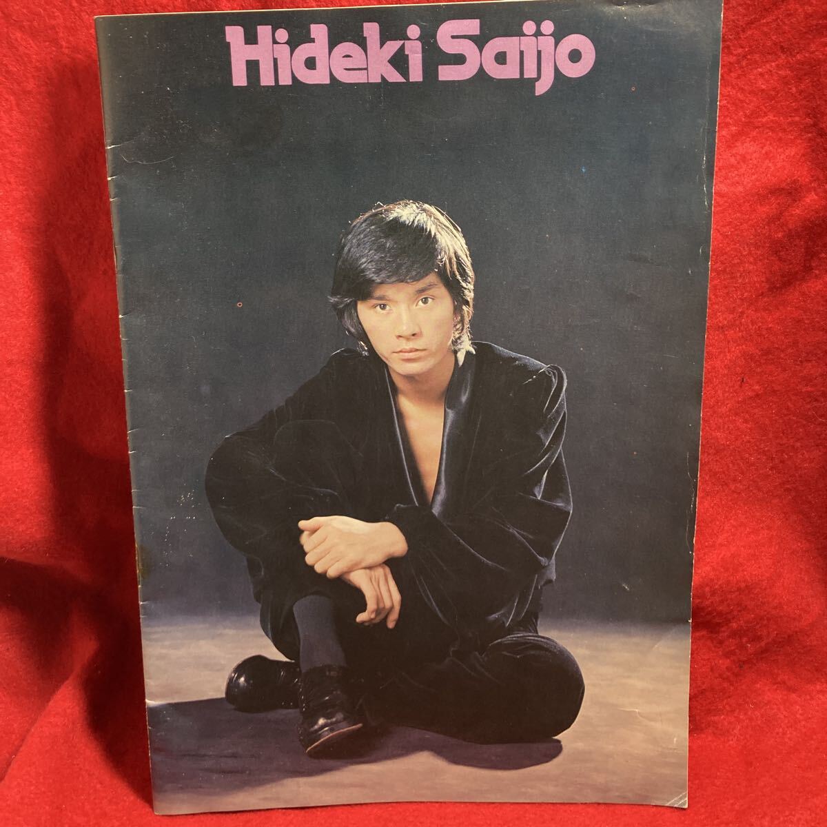 ▼西城秀樹 HIDEKI SAIJYO 1973 パンフレット ちぎれた愛 発売元 ビクター音楽産業株式会社