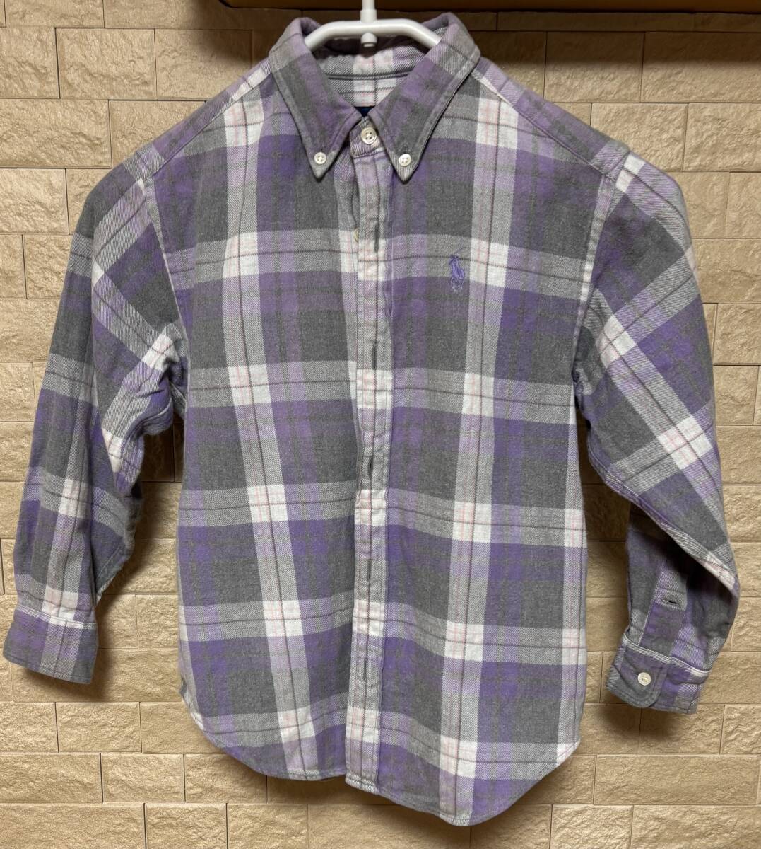 RALPH LAUREN ラルフローレン KIDS 子供服 130 ナイガイ　NAIGAI 長袖シャツ　中古　ワンオーナー