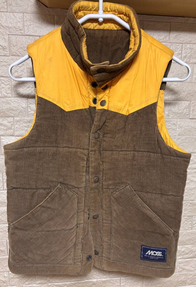 MOSS ベスト　リバーシブル　SURFWEAR 中古　ワンオーナー