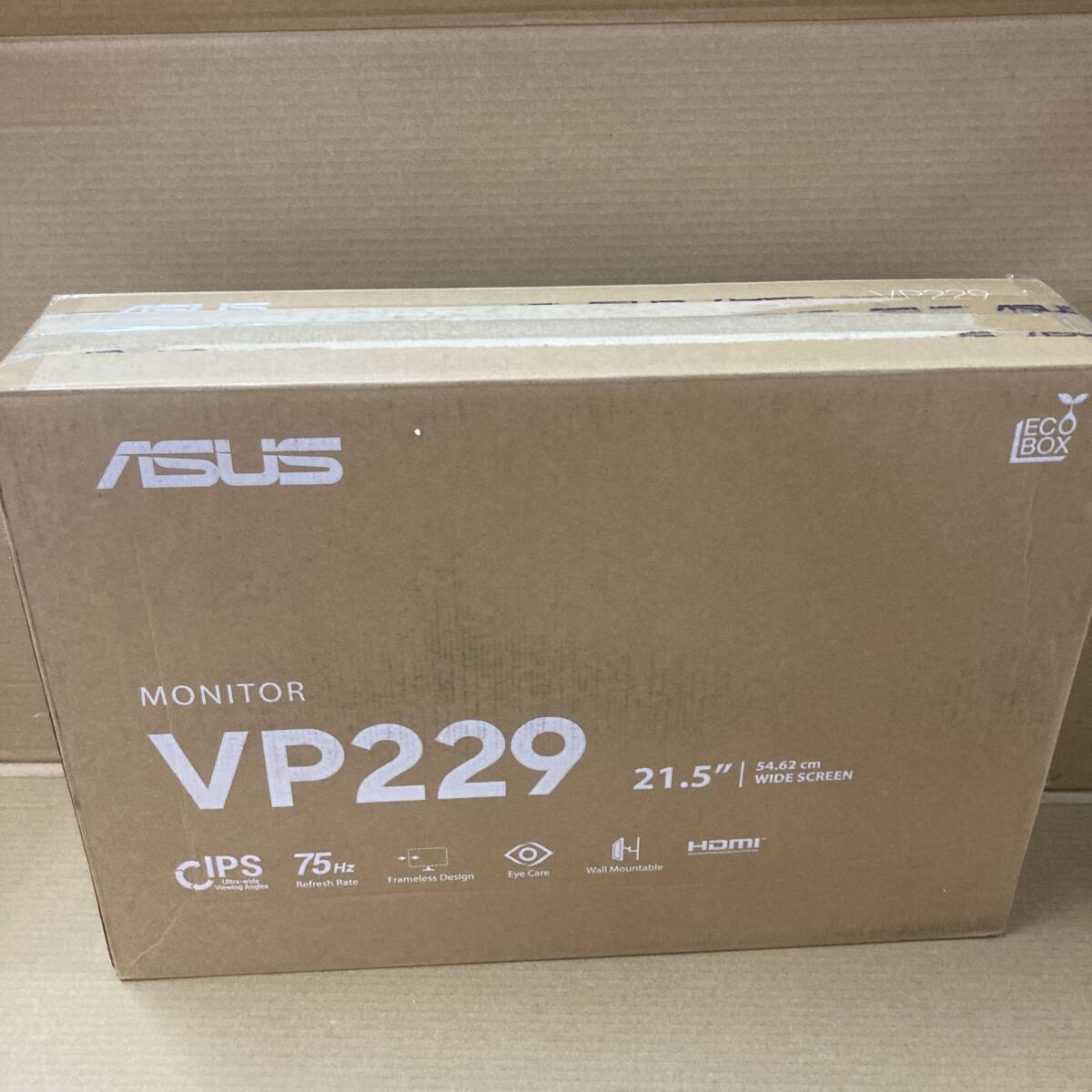 ★2201613 美品・25年製　ASUS VP229HE モニター・ディスプレイ ブラック　 21.5インチ フルHD