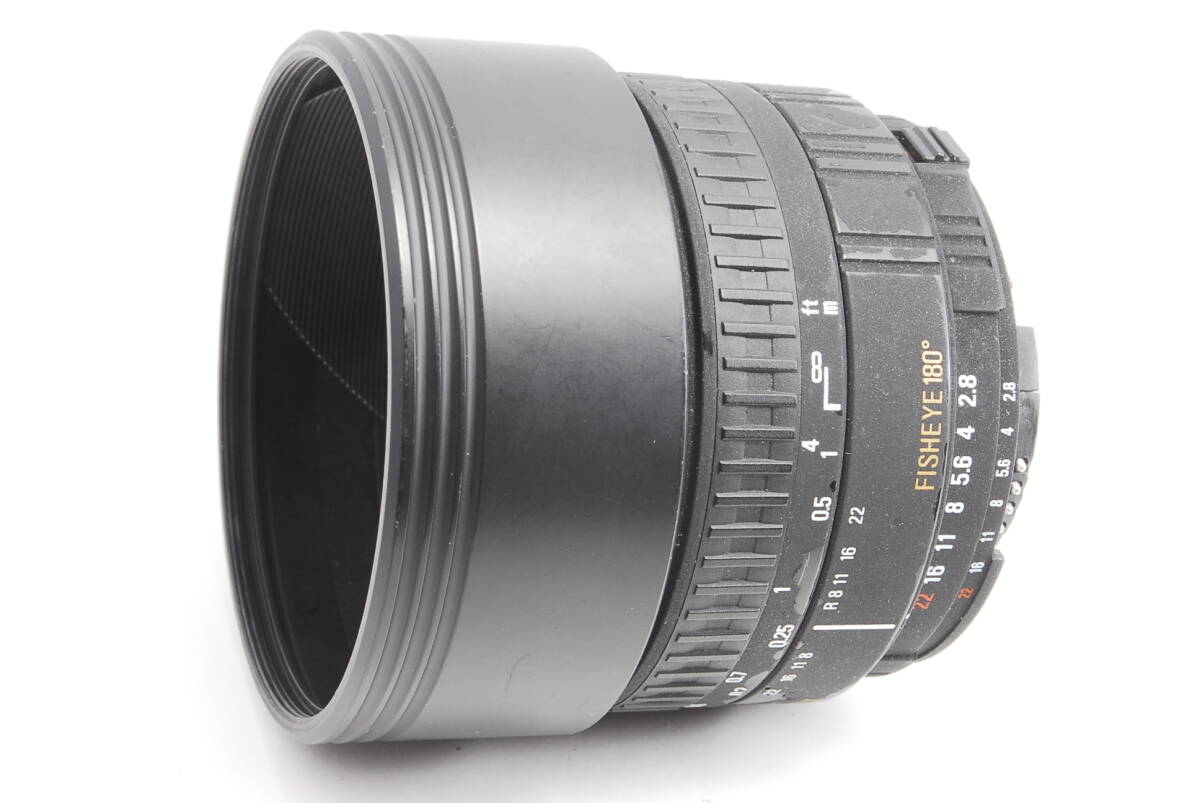 〓フード付〓シグマ SIGMA 15mm F2.8 EX D FISHEYE　ニコン用