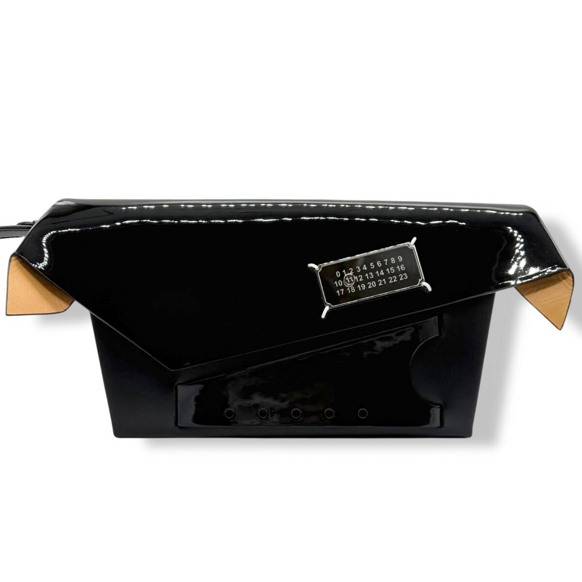 Maison Margiela　メゾンマルジェラ　2way　ショルダーバッグ　スナッチト　ミディアム　S56WF0158 　クラッチバッグ　ブラック　4627