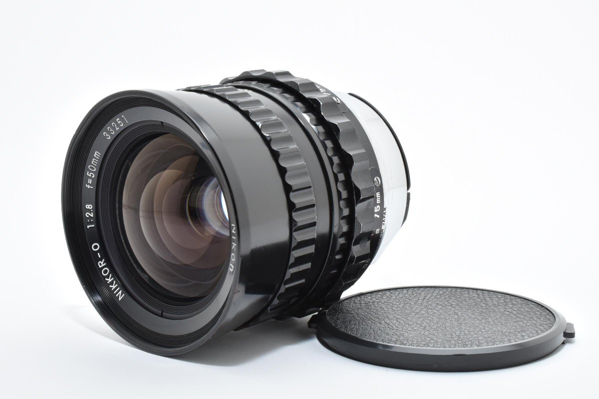 ◇◆ 完動美品 ニコン Nikon Nikkor O 50mm f/2.8 + ヘリコイドアダプター ブロニカ Bronica S2 EC TL 動作確認済 3092 ◆◇