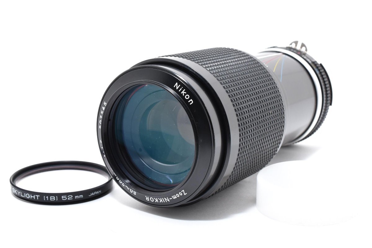 ◇◆ 極上完動品 ニコン Nikon Ai Zoom ニッコール Nikkor 80-200mm f/4.5 望遠 ズーム レンズ 動作確認済 3423 ◆◇