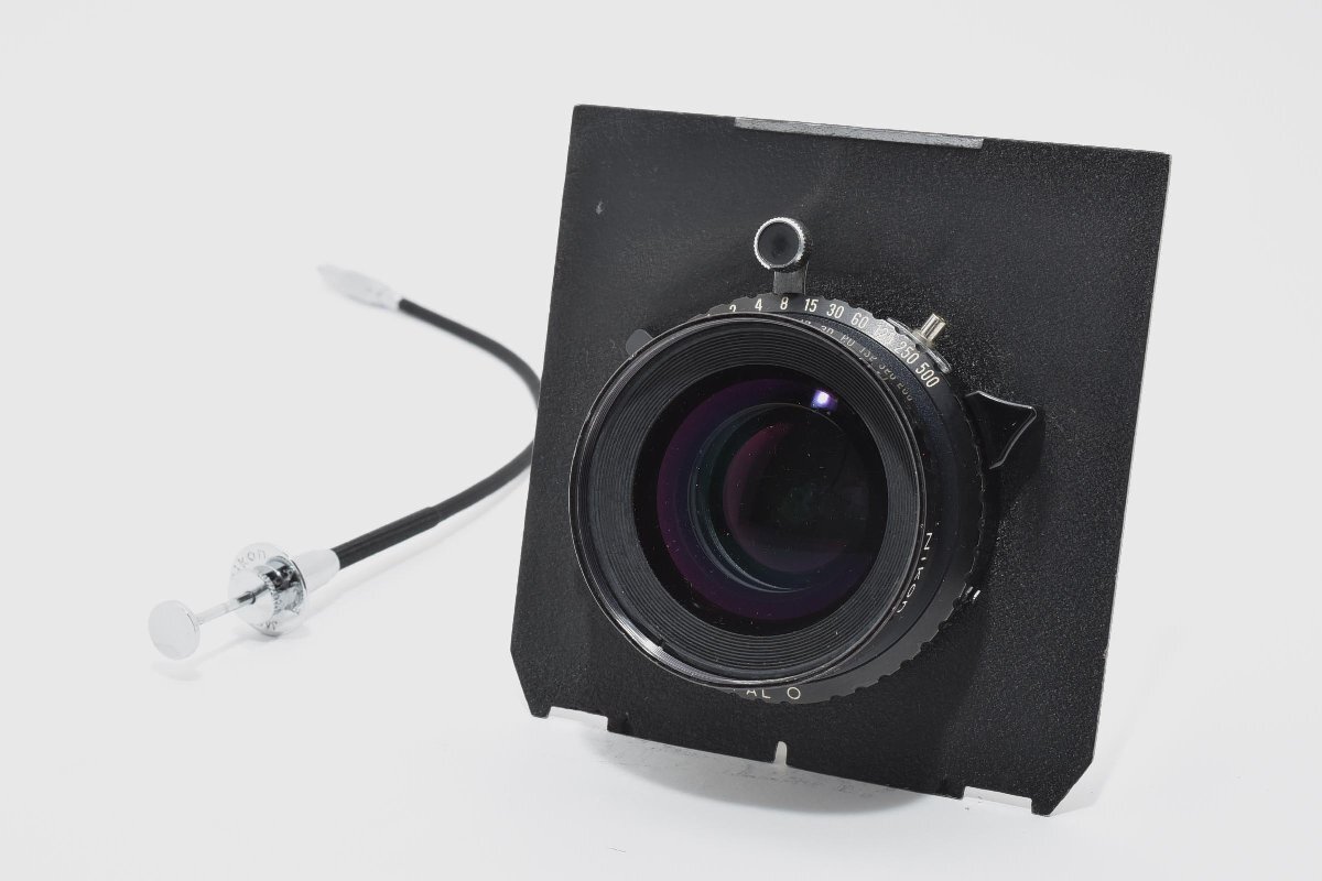 ◇◆ 極上完動品 ニコン Nikon ニッコール Nikkor W 150mm f5.6 大判 レンズ コパル 0 シャッター 動作確認済 3460 ◆◇