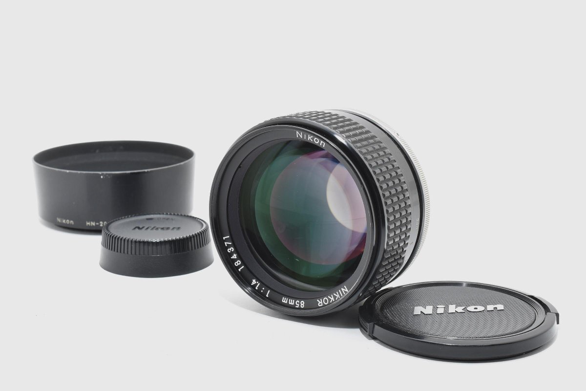 ◇◆ 極上完動品 ニコン Nikon Ai-s ニッコール Nikkor 85mm f/1.4 MF ポートレイト レンズ 一眼レフ 動作確認済 3540 ◆◇