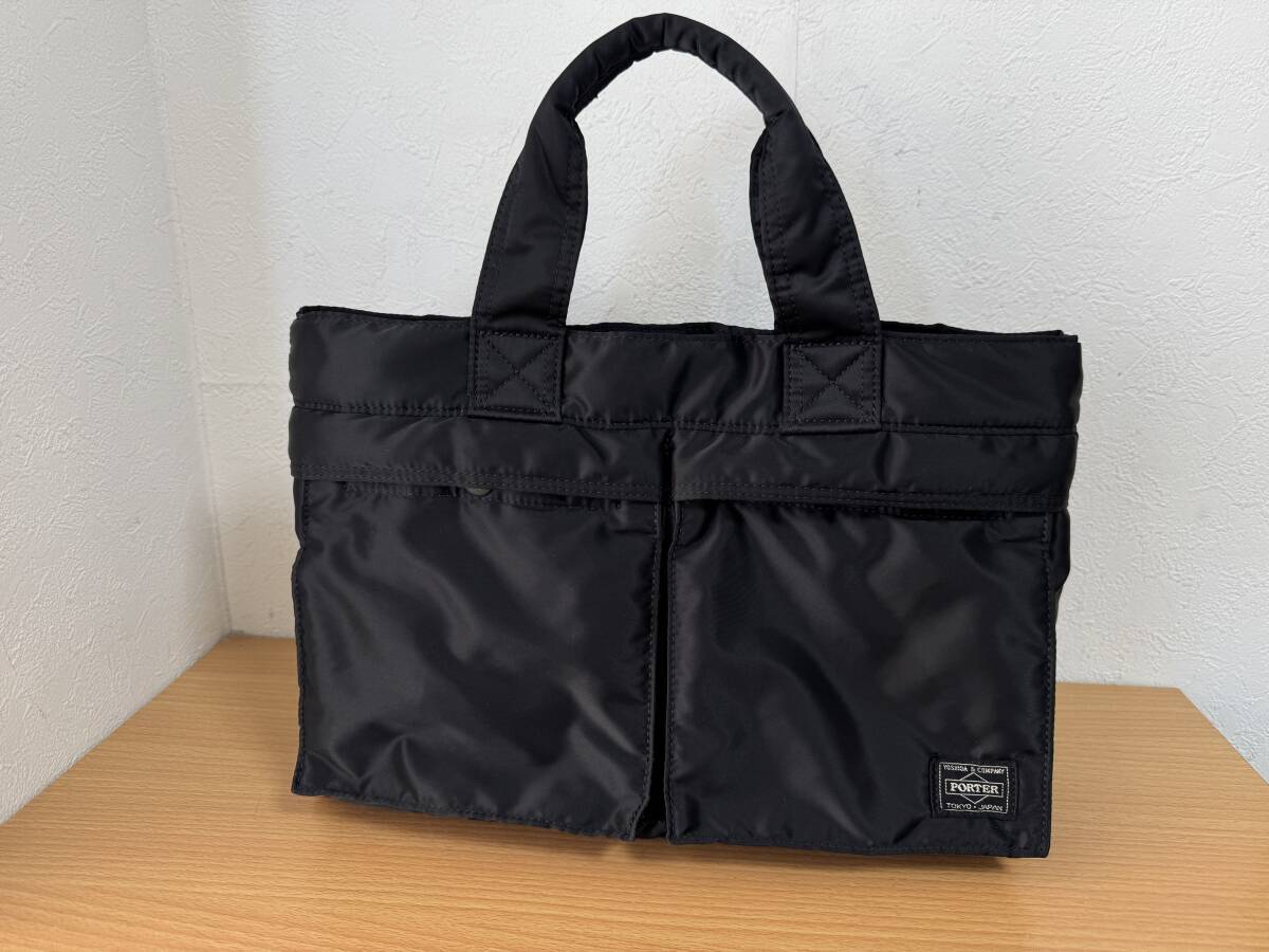 希少●新品同様●PORTER TANKER タンカー トートバッグ （小） 品番：622-06995 黒 旧型