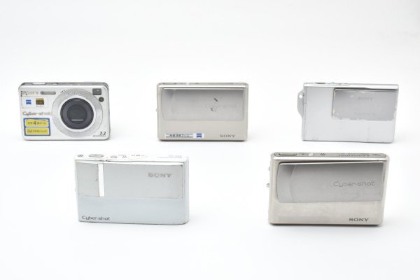 ★訳あり大特価★ ソニー SONY Cyber-shot DSC-T1×2 /T7 /T10 /W110 ★5個まとめ★ コンパクトデジタルカメラ A52 ★★ #3122 #2120 #B66
