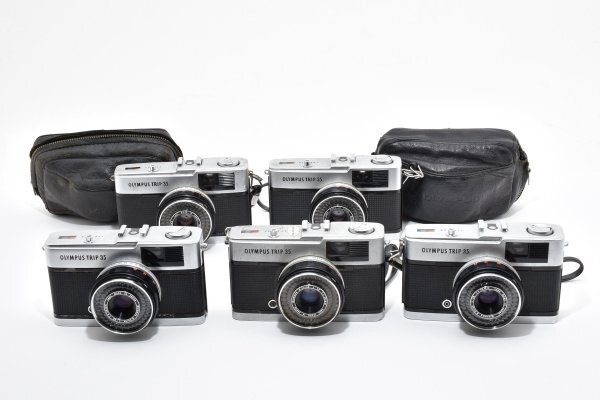 ★訳あり特上品★ オリンパス OLYMPUS TRIP 35 ★5個まとめ★ 《シャッターOK》レンジファインダー A51 ★★ #3143 #9120 #B57