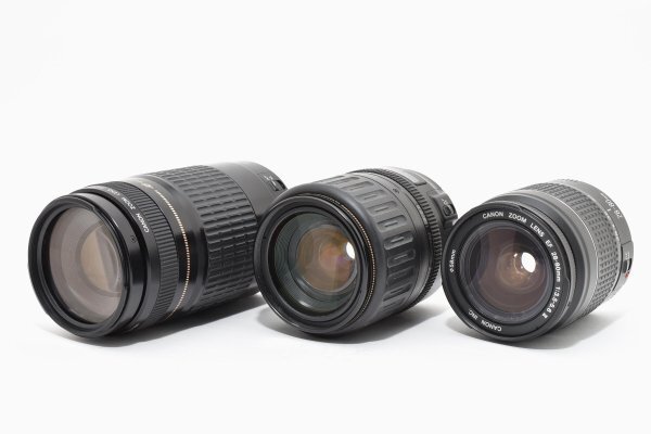 ★訳あり特上品★ キャノン CANON EF 75-300mm F4-5.6 USM / EF 35-135mm / EF 28-80mm ★3個まとめ★レンズセット B09 #3173 #5220 #B94