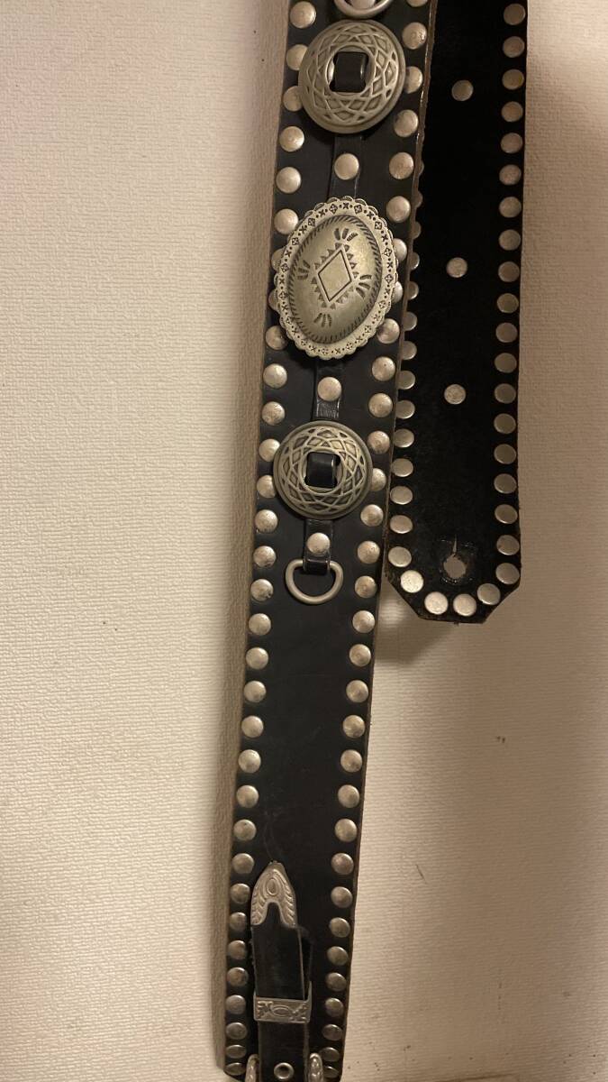 貴重　Dru Whitefeather DD ホワイトフェザー Killer 高崎晃　ラウドネス　ルーク篁　 ギターストラップ DD vintage style