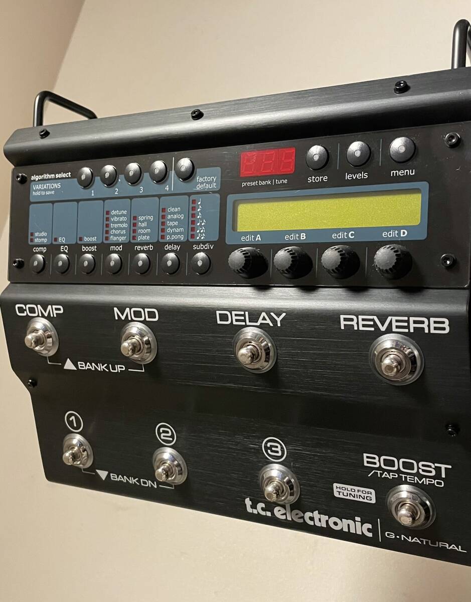 t.c. electronic G-Natural ティーシーエレクトロニクス Gナチュラル アコースティック マルチエフェクター