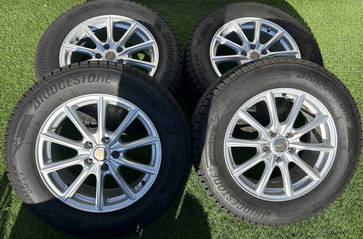 2023年製☆ブリヂストン ブリザック DM-V3 225/65R17☆ECO FORME 17x7.0J 5H PCD114.3 OFF+45 4本セット