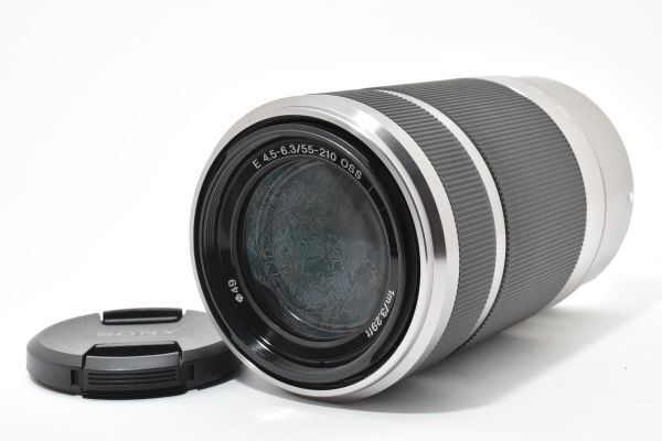 《外観綺麗・訳あり》ソニー SONY E 55-210mm F4.5-6.3 OSS シルバー #5380A1702