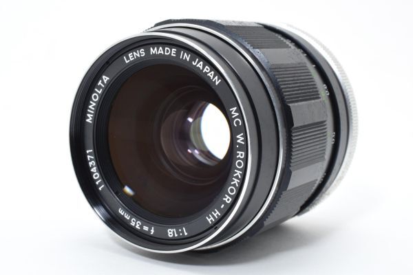 ミノルタ MINOLTA MC W.ROKKOR-HH 35mm F1.8 #5433A1729