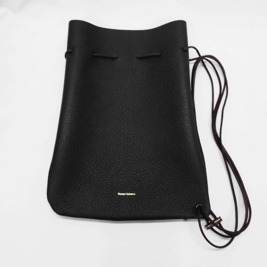 Hender Scheme エンダースキーマ 巾着ショルダーバッグ グリーン系 中古品 f25-1348 f_z(j)