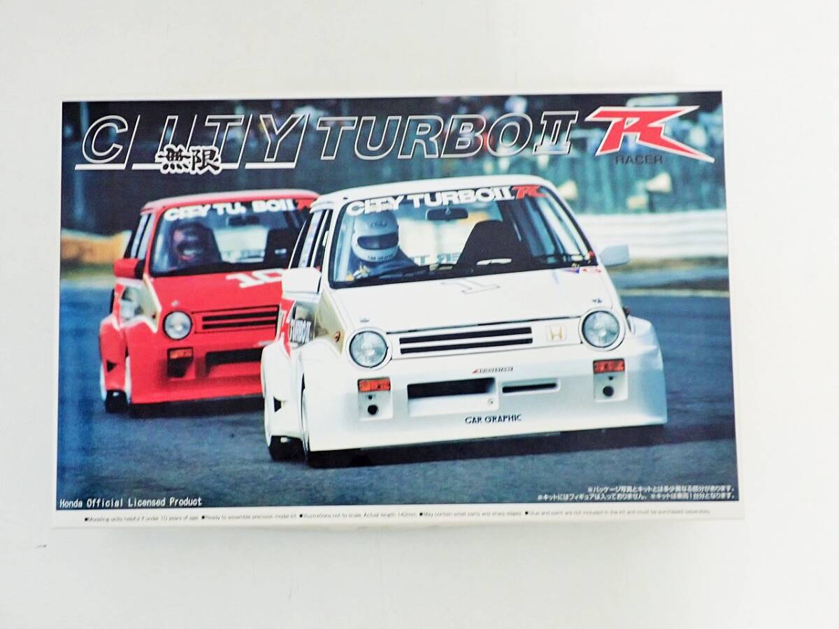 未組立/プラモデル アオシマ 1/24 無限 シティターボⅡR ワンメイクシルエット (1983年式) ザ・ベストカーヴィンテージ No.72/K217-9