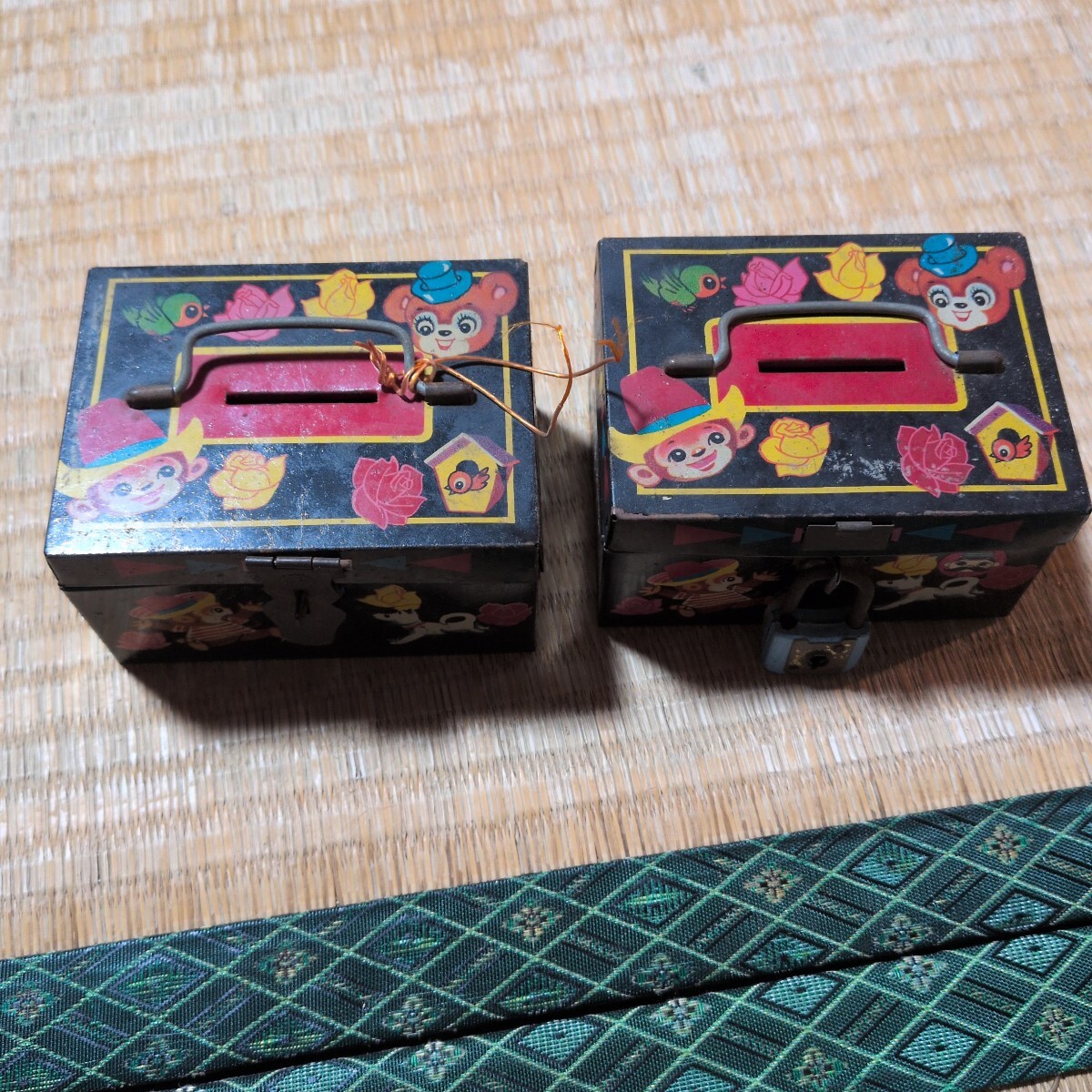 昭和レトロ 小物入れ　貯金箱