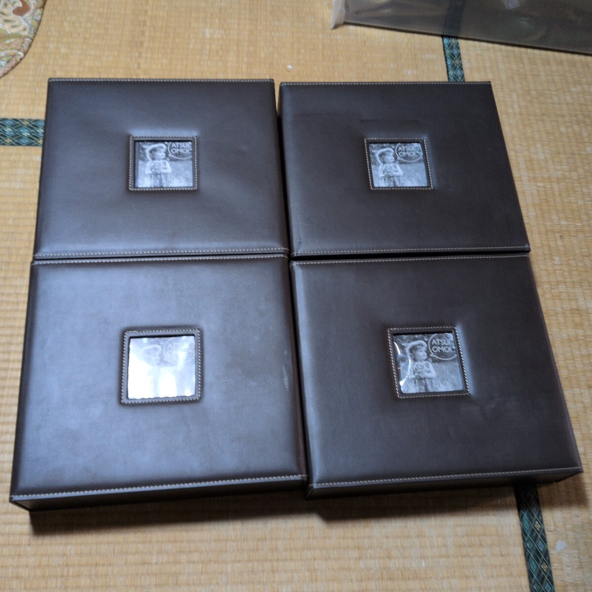 万丈　メガアルバム1200 ATSUIOMOI（ブラウン） 外側少し傷あり中身未使用品