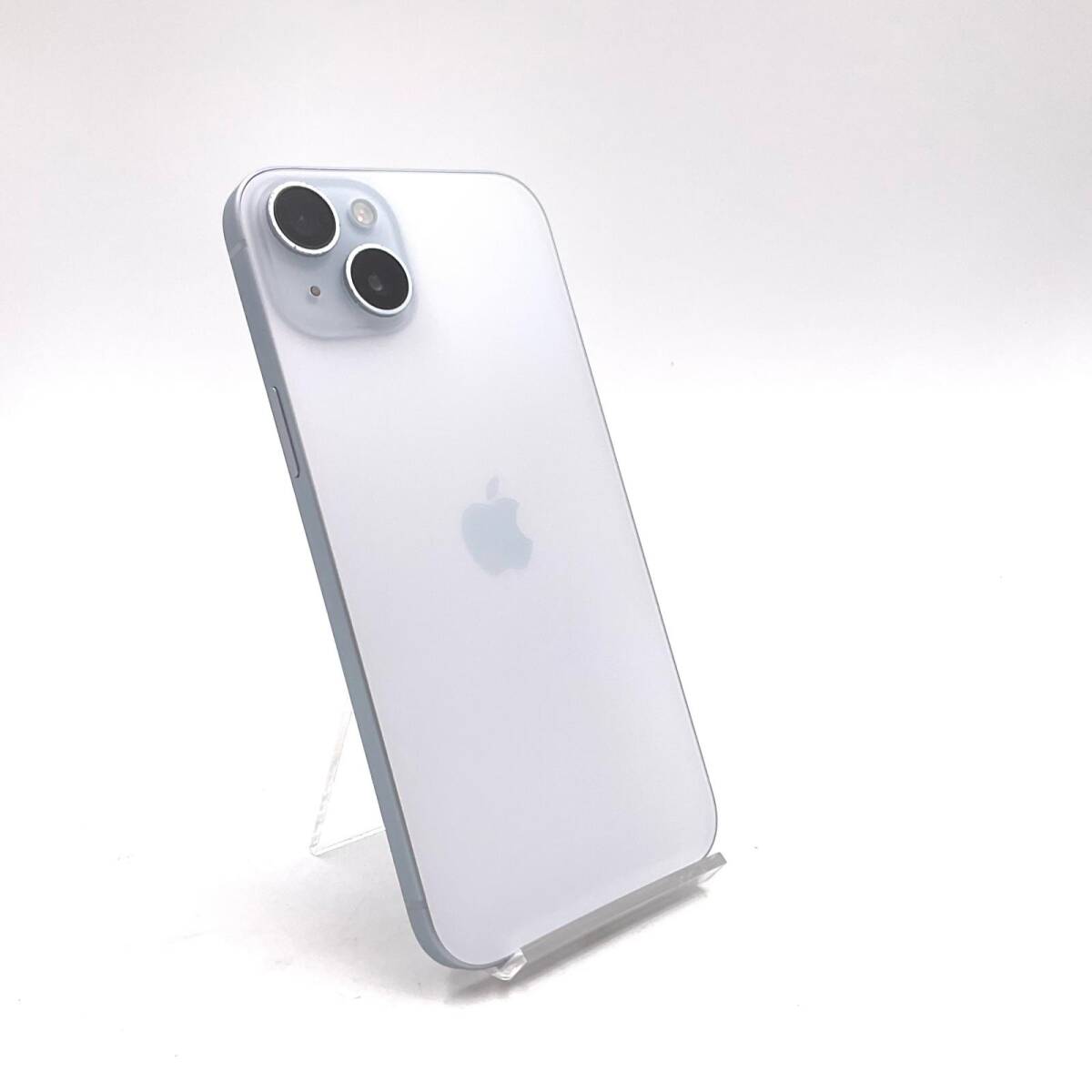 【全額返金保証】【最速発送】 iPhone 15 Plus 128GB ブルー Softbank 白ロム 動作確認済 90%