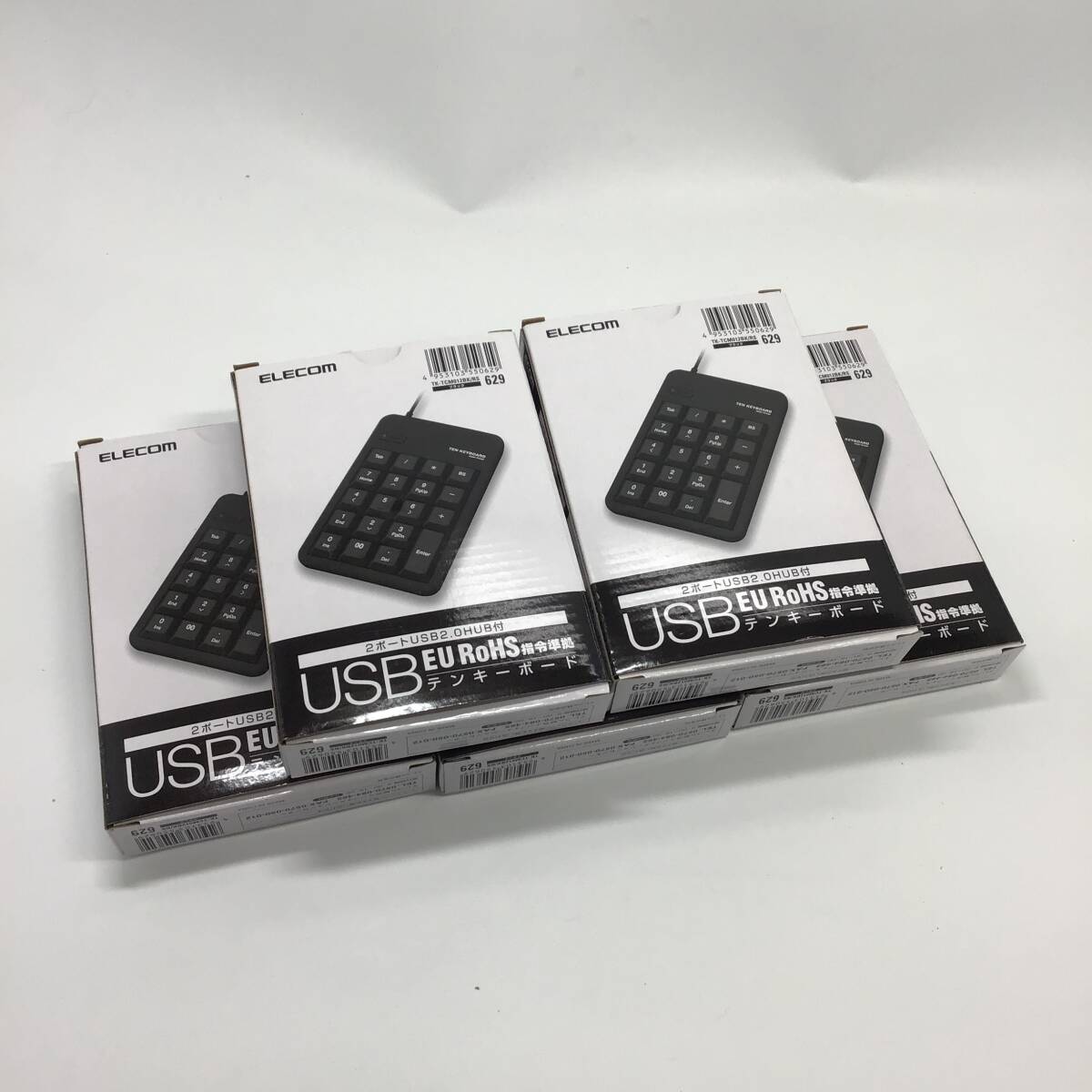 5個セット ELECOM TK-TCM011BK/RS テンキーボード 動作確認済 [001]