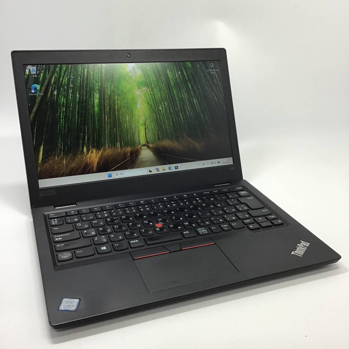 【訳アリ】Lenovo ThinkPad L390 /Core i5-8265U/メモリ8GB/SSD256GB/13.3インチ/microSD/HDMI/Windows11 Pro [137A]