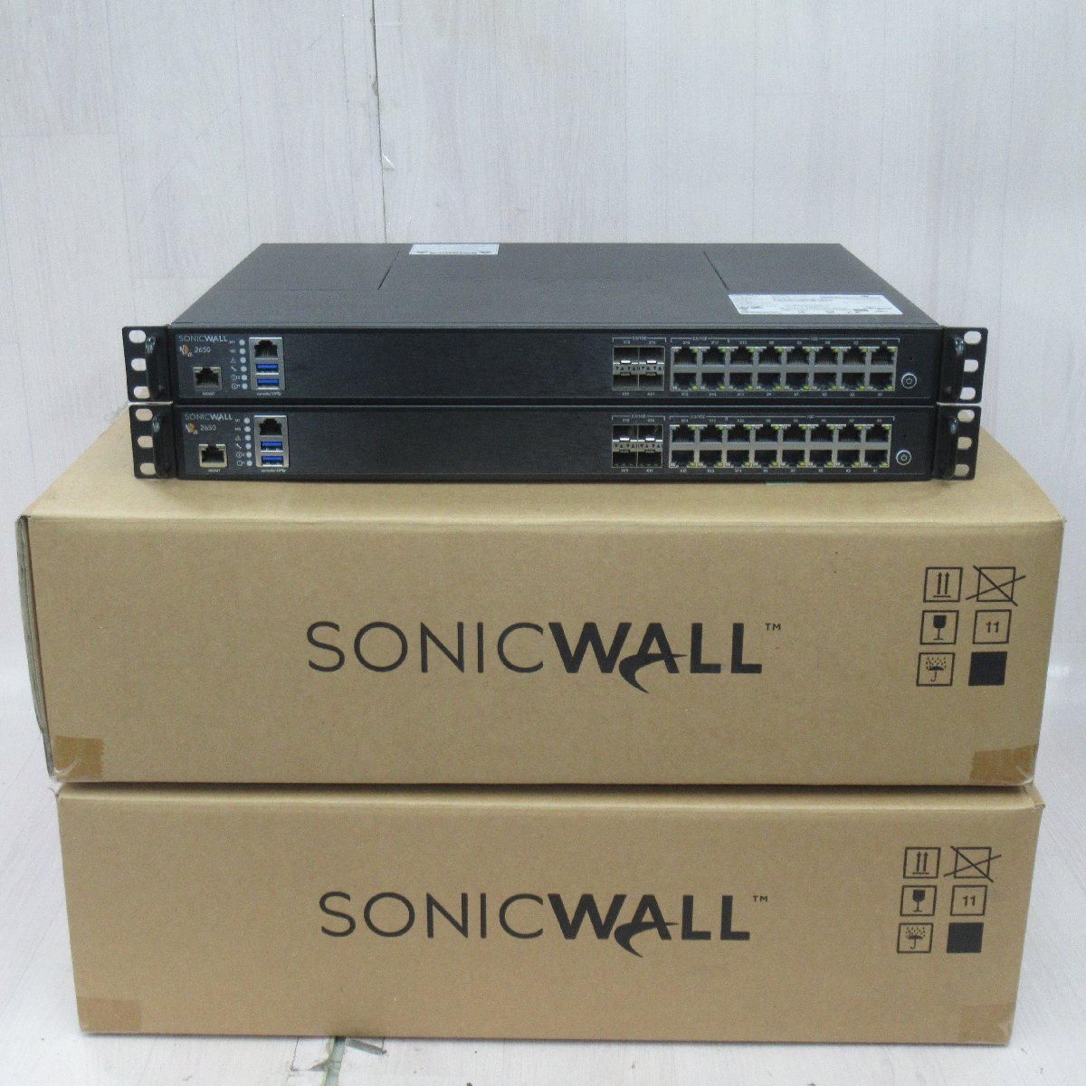 SONICWALL NSA 2650 (2台セット) NSAシリーズ 次世代ファイヤーウォール 保証有 YL2_19923#