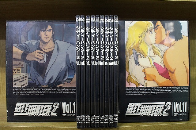DVD CITY HUNTER シティーハンター2 全11巻 ※ケース無し発送 レンタル落ち ZBB149