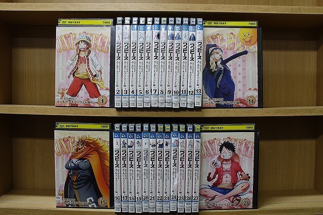 DVD ONE PIECE ワンピース 19th ホールケーキアイランド編 全28巻 ※ケース無し発送 レンタル落ち ZCC131