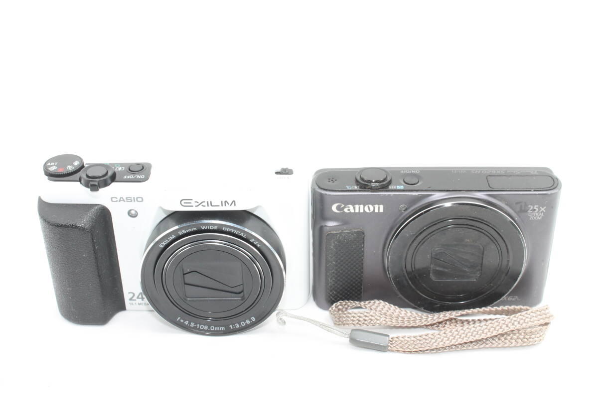 【20260112KNX-03】CASIO EX-H50WE　Canon PowerShot SX620 