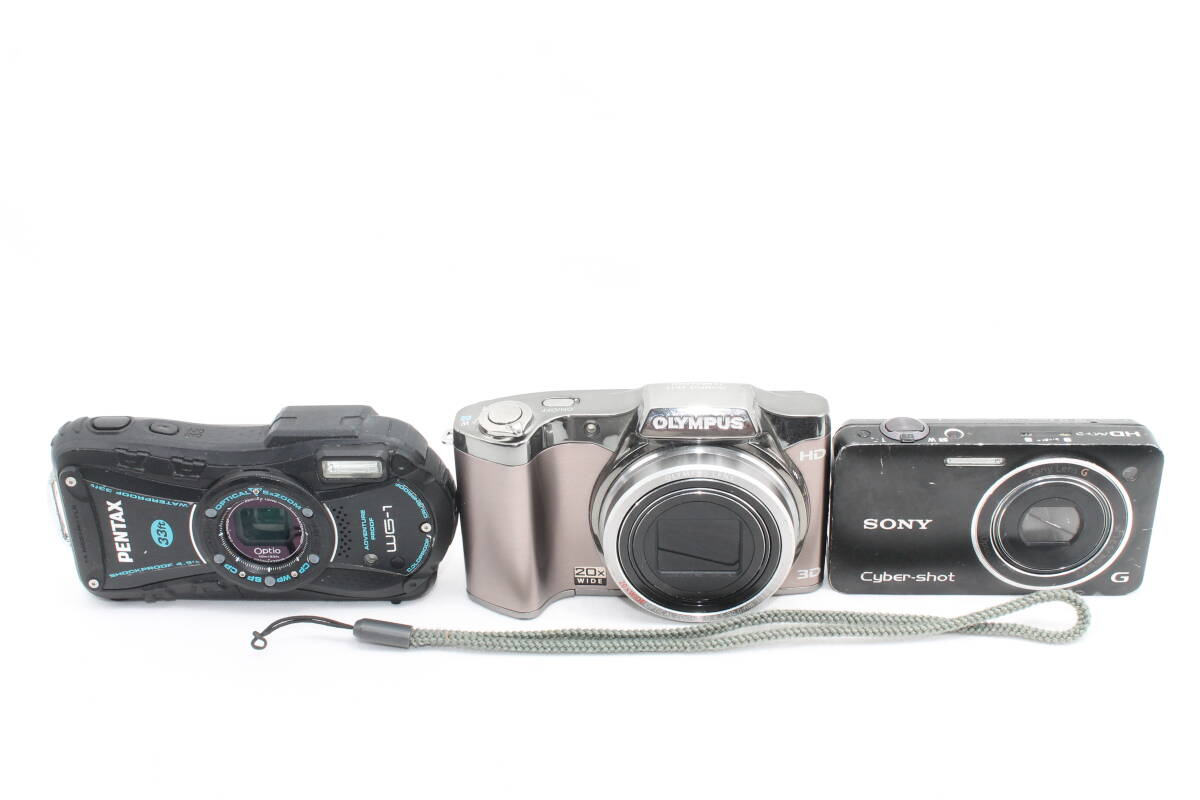 【20260112KNX-08】PENTAX Optio WG-1 SONY Cyber-Shot WX5　OLYMPUS SZ-11 