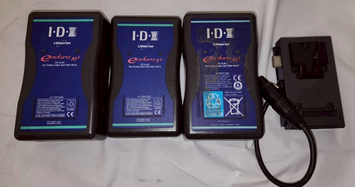 IDX リチウムイオンバッテリー　3本セット